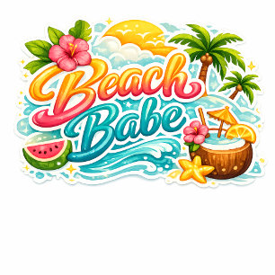 Tote Sereia da Praia Bolsa de Verão Tropical Sacola de
