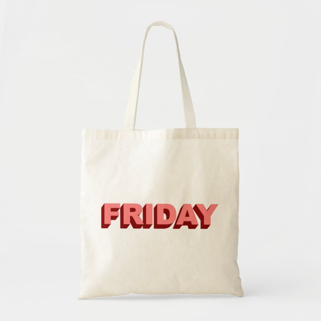 Tote Sexta-feira, sacola, bolsa 🛍️ (Frente)