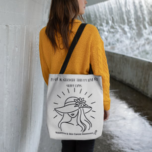 Tote Skyanner Melanoma Sensibilização Bolsa de Seguranç