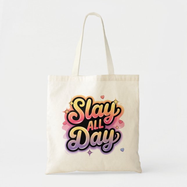 Tote Slay All Day Tot Bag, bolsa escolar (Frente)