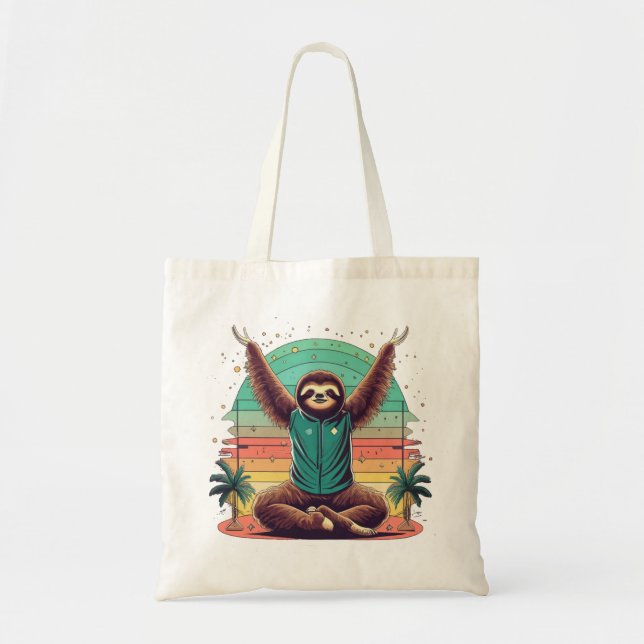 Tote Sloth Yoga Bolsa (Frente)