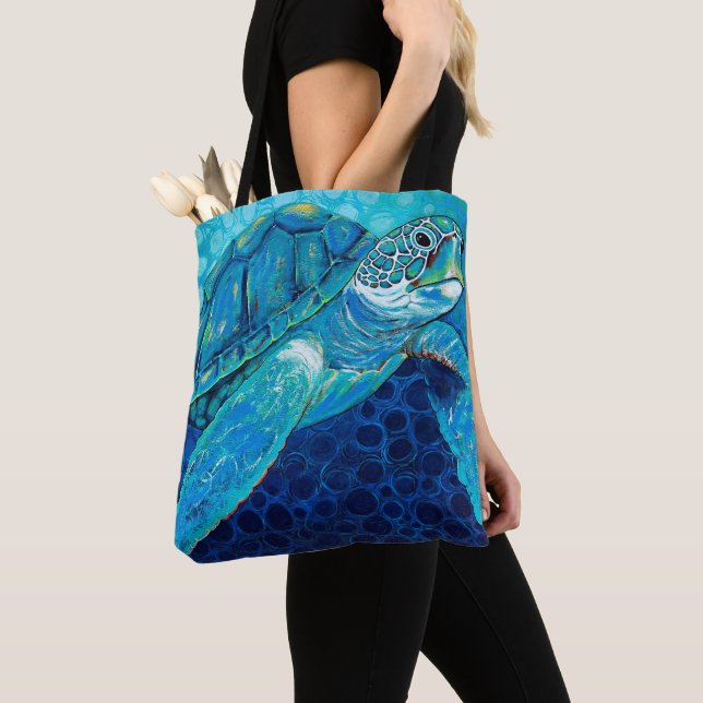 Tote Só a chillhar a Bolsa do ombro da tartaruga (Close Up)