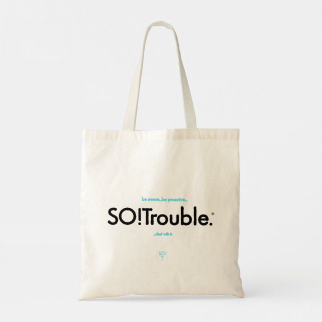 Tote SO!Trouble. Bolsa Logo (Verso)