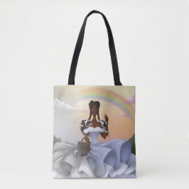 Tote Sobre o Bolsa Rainbow