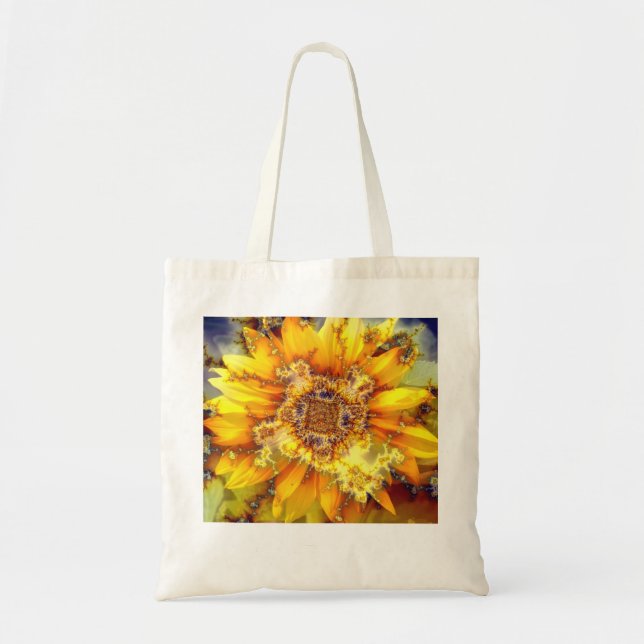 Tote Sol de Flor - Bandeja de Carregando de Bolsa (Frente)