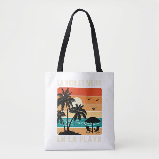 Tote Sol y Sombras: A Bolsa do Playa Lounge (Frente)