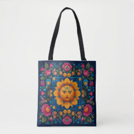 Tote Solar Bloom - Folar Art Solarpunk Bolsa