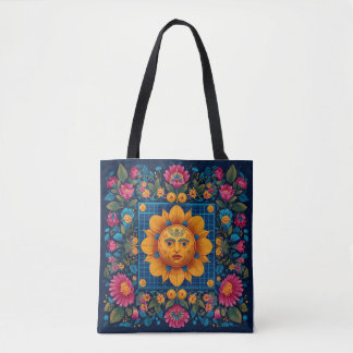 Tote Solar Bloom - Folar Art Solarpunk Bolsa