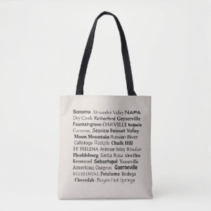 Tote Sonoma Napa BOLSA de País de Vinho Personalizado