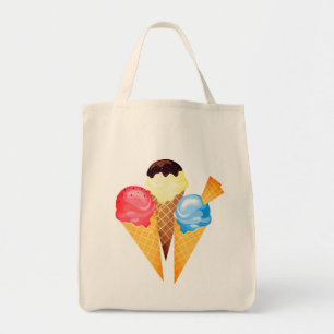 Tote Sorvete Cone - Grocery Bolsa
