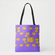 Spooky Happy Halloween Pumpkin Patch Bolsa