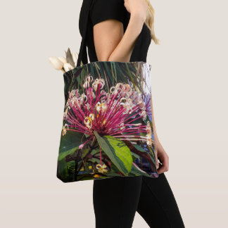 Tote Starburst Clerodendrum Flower Bolsa