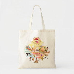 Tote Sunny Southern California Cartoon Bolsa