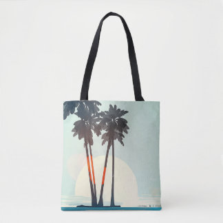 Tote Sunset Palms Bolsa