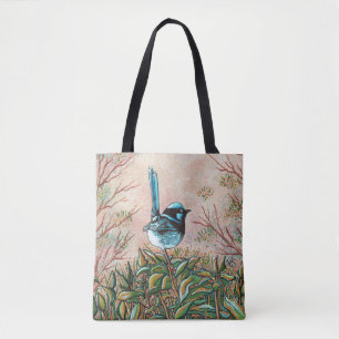 Tote Superb Fairy Wren Bolsa
