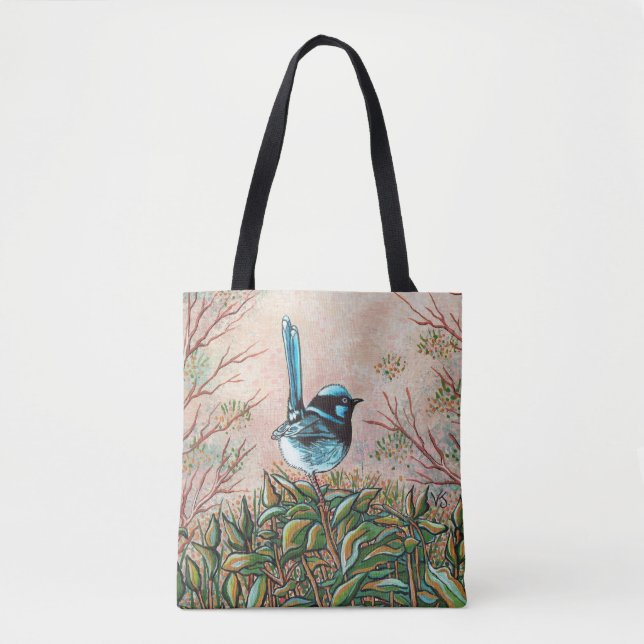 Tote Superb Fairy Wren Bolsa (Frente)