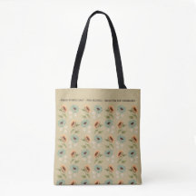 Tote Teal e Dourado Sunflower Rise Rooted