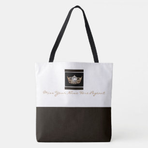 Tote Tipo de Miss América Crown Brown - Bolsa de cor pe