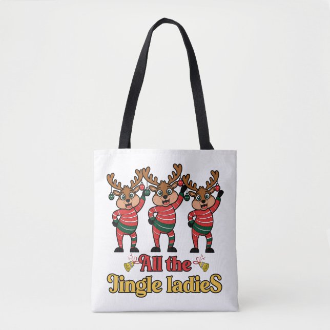 Tote Todas as damas do Jingle na bolsa (Frente)