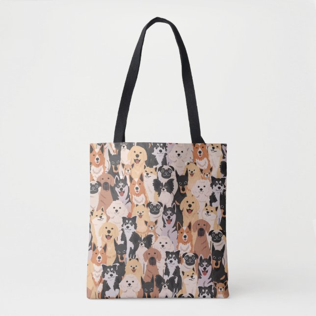 Tote Todos os cães Bolsa (Frente)
