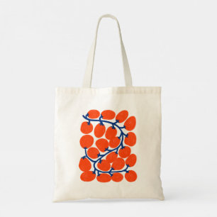 Tote Tomates cereja no Bolsa de Ilustração da Vinha