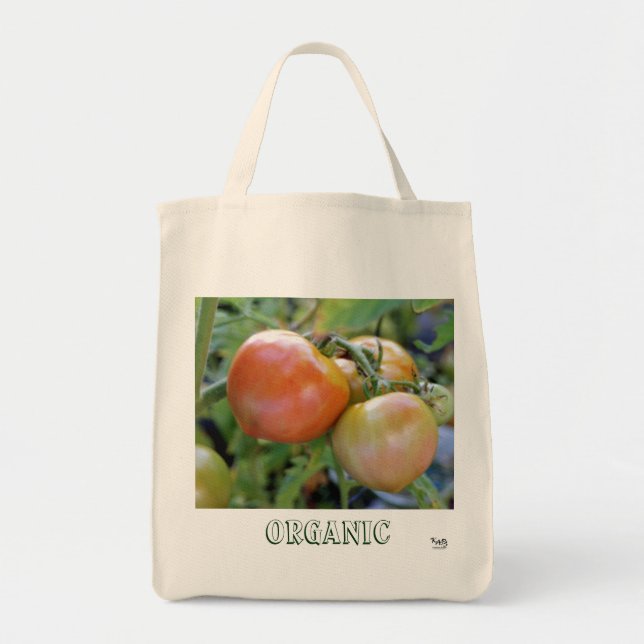 Tote Tomates de jardim na Bolsa de compra de vinha (Frente)
