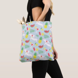 Tote Tootie Fruity Dachshund Cutie Bolsa de praia Doxie