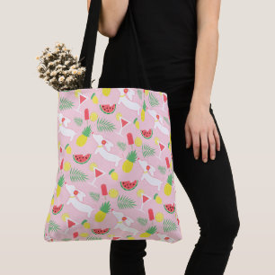 Tote Tootie Fruity Dachshund Cutie Bolsa de praia Doxie