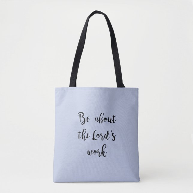 Tote Trabalho do Senhor - bolsa (Frente)