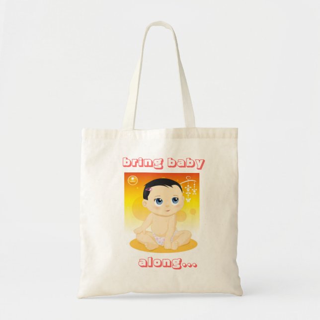 Tote "traga o bebê ao longo" do bolsa (Frente)