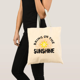Tote Traga O Design Sunshine - Bolsa de Orçamento