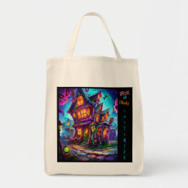 Tote Trick ou Tratar a Bolsa personalizada de Halloween