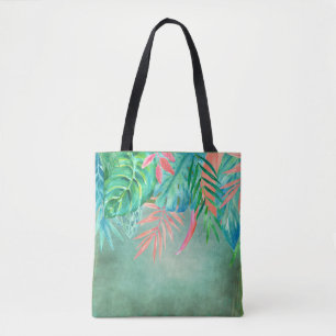 Tote Tropicais De Aquarela Por Toda A Bolsa