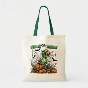 Tote Truque de Aventura de T-Rex Halloween ou bolsa de