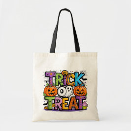 Tote Truque de Halloween personalizado ou bolsa de trat