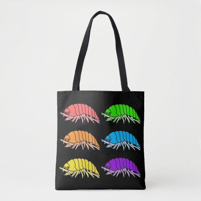 Tote Tudo - Bicho-Pau Chuva de Cores (preto) (Frente)