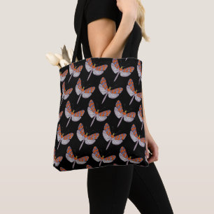 Tote Tudo - Mariposa Ailanthus (padrão preto)