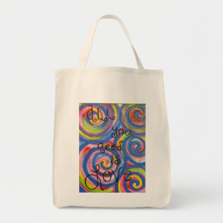 Tote "Tudo que você precisa é o bolsa do amor"