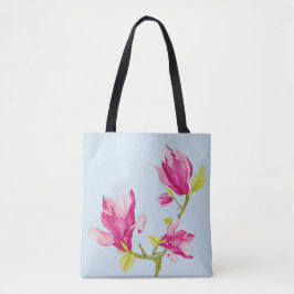 Tote Tulip Magnolias em um Bolsa