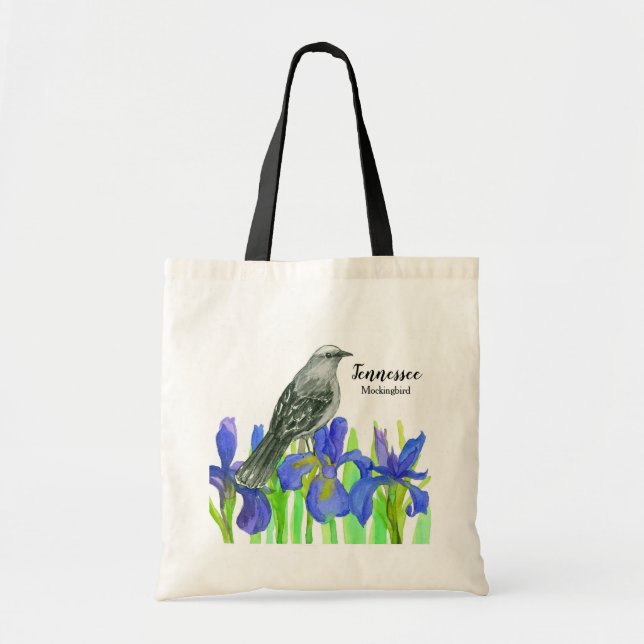 Tote Turista Bolsa do Tennessee Souvenir Mockingbird Ir (Frente)