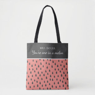 Tote Um Em Um Bolsa De Professor De Melão