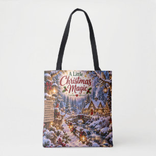 Tote Uma Bolsa de Natal Mágico de Inverno
