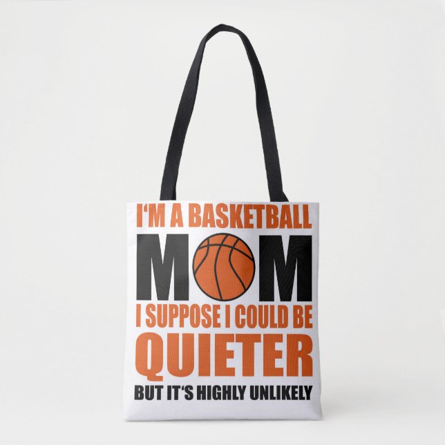 Tote Uma bolsa de uma mãe de basquete (Frente)
