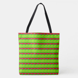 Tote Uma Bolsa Feliz verde brilhante