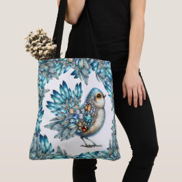 Tote Veja Atrás - Bolsa de Pássaro com Brilho Precioso