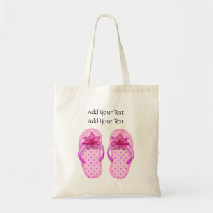 Tote Venda - Pequenos Chinelos de Bolsa cor-de-rosa por