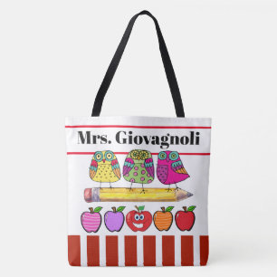 Tote Ver Anterior - Bolsa do Professor de Coruja Bonita