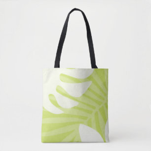 Tote Verde limão Palm Deixa Bolsa