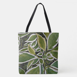 Tote Verdes e BOLSA das árvores do Branco-Dogwood