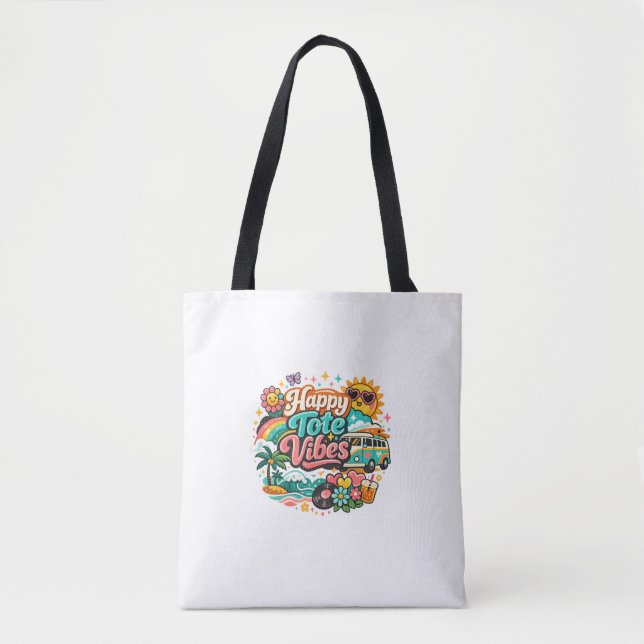 Tote Vibrações Felizes na Bolsa (Frente)
